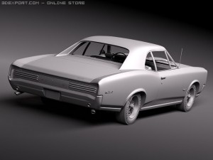 Pontiac GTO 1966 3D 모델