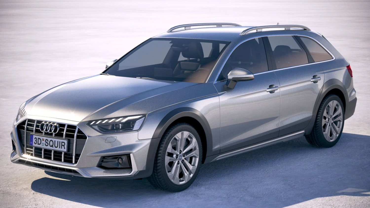 Audi A4 Allroad 2020 3D Model .c4d .max .obj .3ds .fbx .stl .blend 