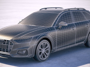 Audi A4 Allroad 2020 3D Model