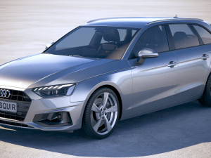 Audi A4 Avant 2020 3D Модель