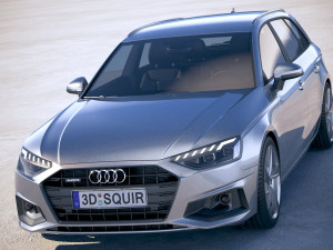 Audi A4 Avant 2020 3D Model