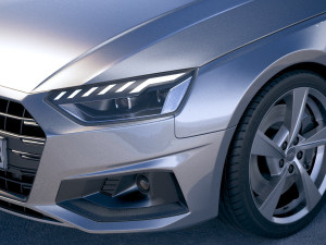 Audi A4 Avant 2020 3D Model