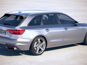 Audi A4 Avant 2020 3D Model