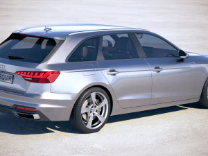 Audi A4 Avant 2020 3D Model