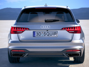 Audi A4 Avant 2020 3D Model