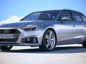 Audi A4 Avant 2020 3D Model
