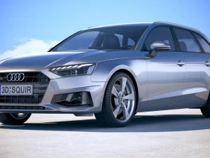 Audi A4 Avant 2020 3D Model
