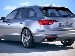 Audi A4 Avant 2020 3D Model