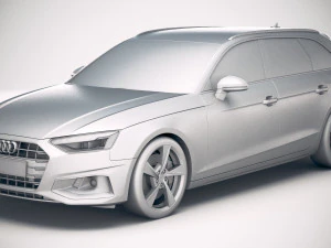 Audi A4 Avant 2020 3D Model