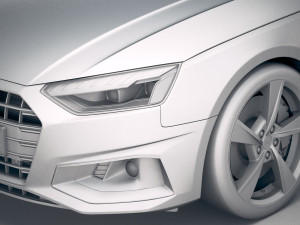 Audi A4 Avant 2020 3D Model