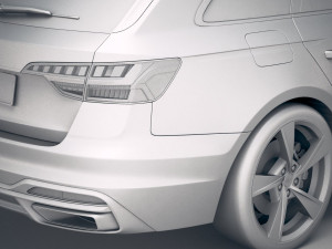 Audi A4 Avant 2020 3D Model