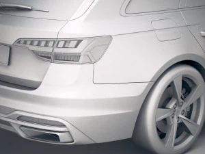 Audi A4 Avant 2020 3D Model