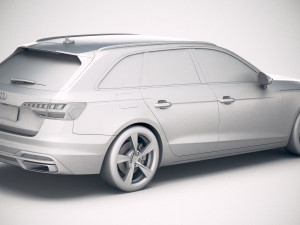 Audi A4 Avant 2020 3D Model