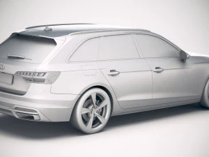 Audi A4 Avant 2020 3D Model