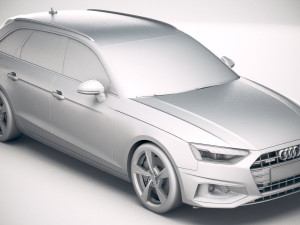 Audi A4 Avant 2020 3D Model