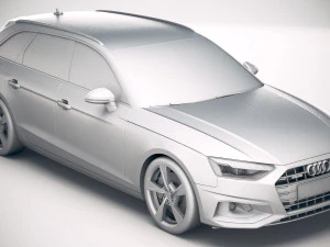 Audi A4 Avant 2020 3D Model