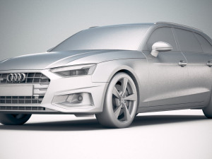 Audi A4 Avant 2020 3D Model