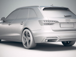 Audi A4 Avant 2020 3D Model