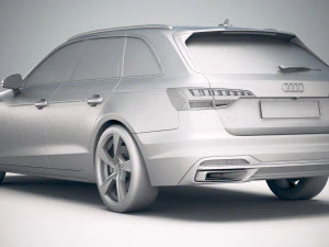 Audi A4 Avant 2020 3D Model