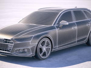 Audi A4 Avant 2020 3D Model