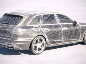 Audi A4 Avant 2020 3D Model