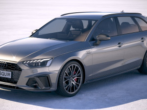 A4 Avant S-line 2020 3D Модель