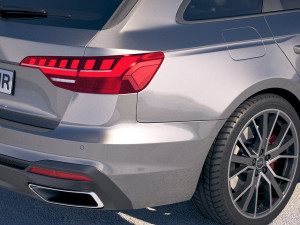 A4 Avant S-line 2020 3D मॉडल