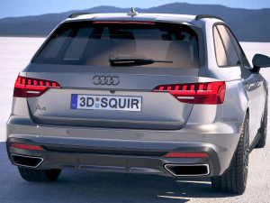 A4 Avant S-line 2020 3D Model