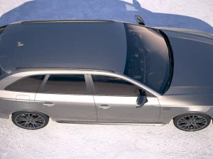 A4 Avant S-line 2020 3D Model