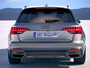 A4 Avant S-line 2020 3D Model