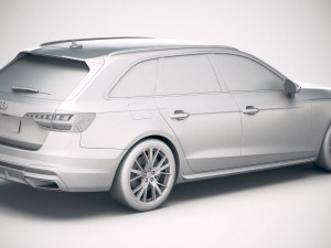 A4 Avant S-line 2020 3D मॉडल