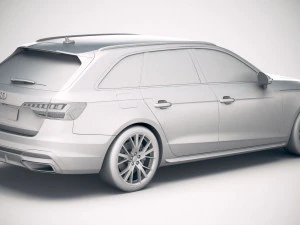A4 Avant S-line 2020 3D Model