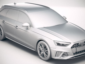 A4 Avant S-line 2020 3D मॉडल