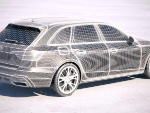 A4 Avant S-line 2020 3D Model