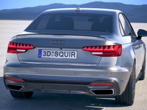 Audi A4 S-line 2020 3D Модель