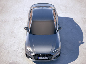 Audi A4 S-line 2020 3D Модель