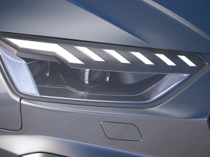 Audi A4 S-line 2020 3D Модель