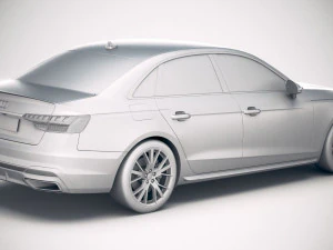 Audi A4 S-line 2020 3D Model