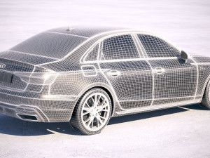 Audi A4 S-line 2020 3D Модель