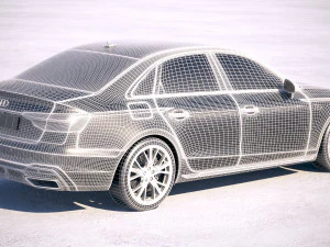 Audi A4 S-line 2020 3D Model
