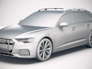 Audi A6 Avant Allroad 2020 3D Model
