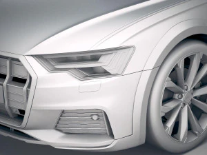 Audi A6 Avant Allroad 2020 3D Model