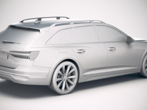 Audi A6 Avant Allroad 2020 3D-Modell