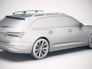 Audi A6 Avant Allroad 2020 3D Model