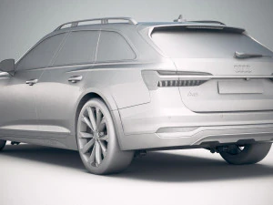 Audi A6 Avant Allroad 2020 3D Model