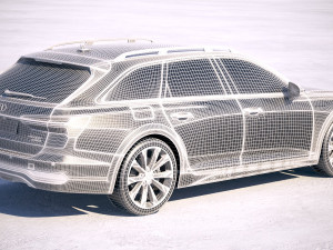 Audi A6 Avant Allroad 2020 3D-Modell