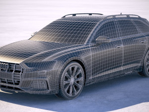 Audi A6 Avant Allroad 2020 3D-Modell