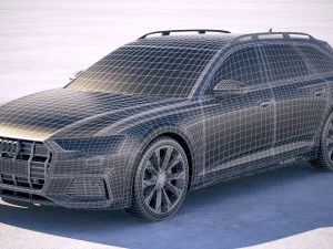 Audi A6 Avant Allroad 2020 3D Model