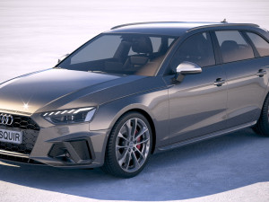 Audi S4 Avant 2020 3D Модель