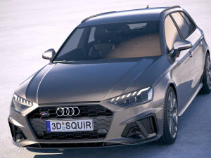 Audi S4 Avant 2020 3D Model